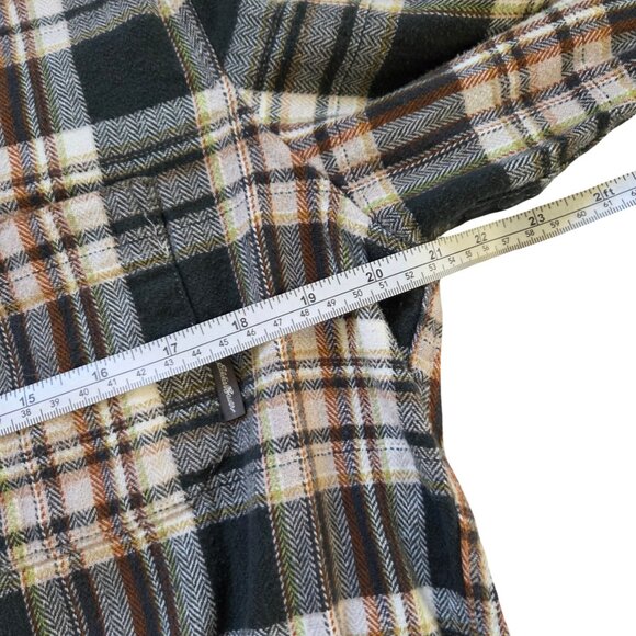 Eddie Bauer Men M Plaid Flannel Shirt Button Down Long Sleeve Cabincore Cottage - Picture 10 of 11